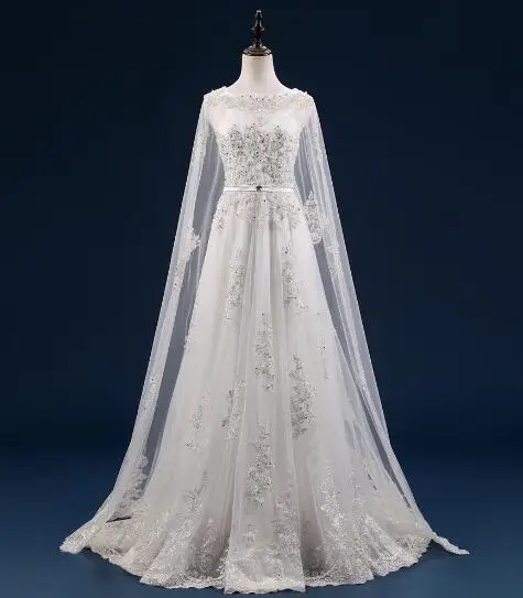Реальное фото Зеленые Вечерние платья с накидкой Caftan Дубай Vestido de Fiesta бисерное кружевное вечернее платье длинное платье формальное ASAE29 - Цвет: As the picture