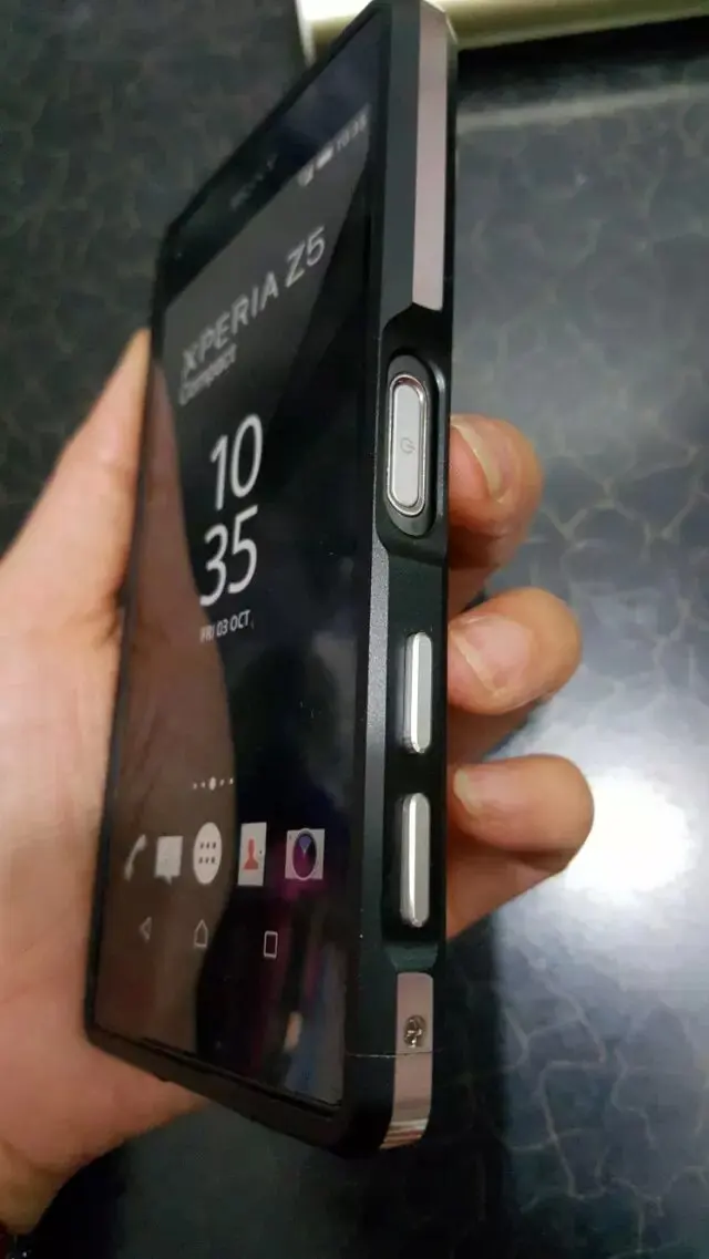 Z5 Compact роскошный Ультратонкий защитный Алюминиевый Чехол бампер для Sony Xperia E5803 E5823