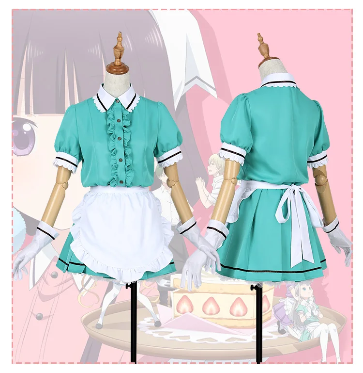 Костюм для косплея аниме смешанный с Hinata Kaho Kanzaki Hideri униформы девушек платье