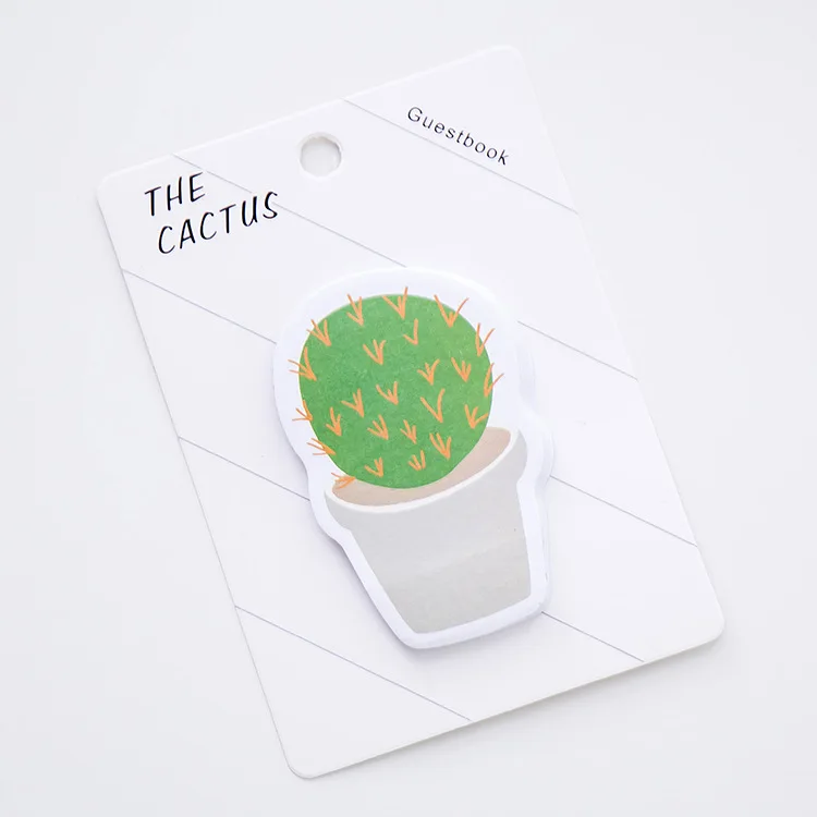 Милые каваи кактус memo pad Sticky Notes Memo записная книжка примечание бумажные закладки стикеры школьные принадлежности - Цвет: 03
