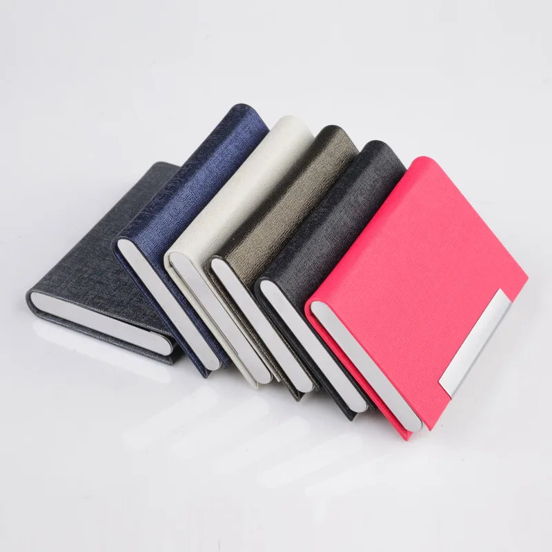 Противокражный бумажник для карт алюминиевый держатель Тонкий RFID кошелек чехол