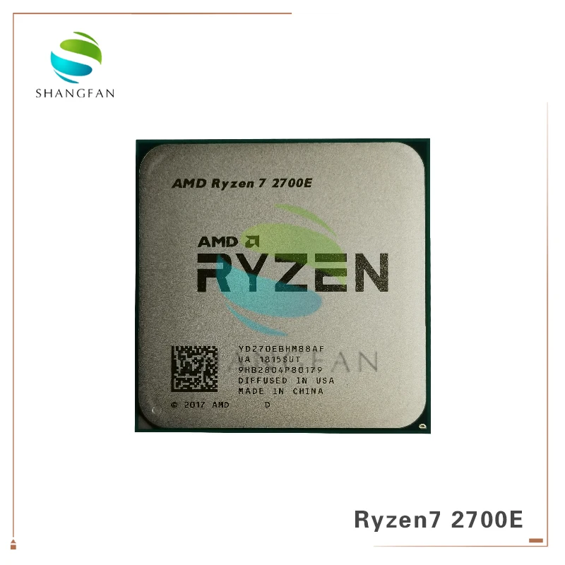 AMD R7 2700 серия Ryzen 7 2700E 2 8 ГГц Восьмиядерный Sinteen Thread 16M 45W процессор процессора