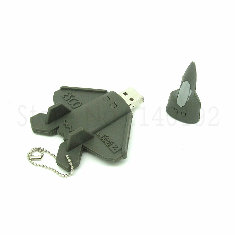 USB флеш накопитель в виде мультяшного истребителя самолета usb 2 0 флешка U диск