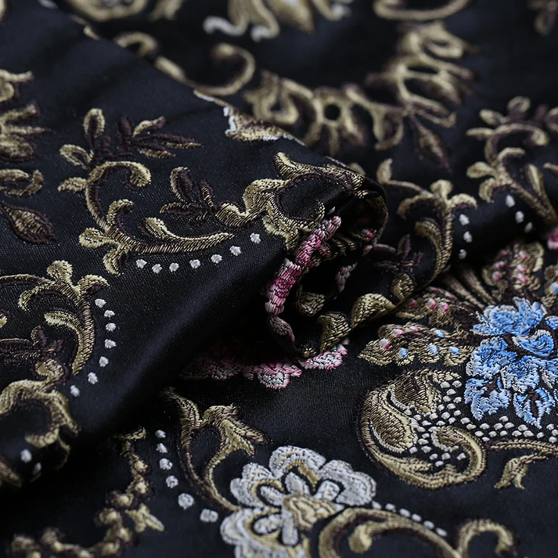 Лидер продаж Модный Французский импортный жаккардовый гобелен атласная ткань