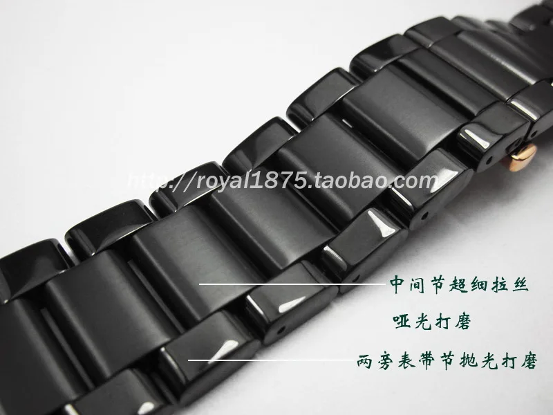 Ремешок для мужских наручных часов omega Seiko однотонный черный браслет с