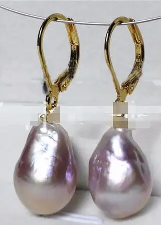 

AAA 11-14mm South Sea Baroque Pearl Earrings 14K/20 GOLD