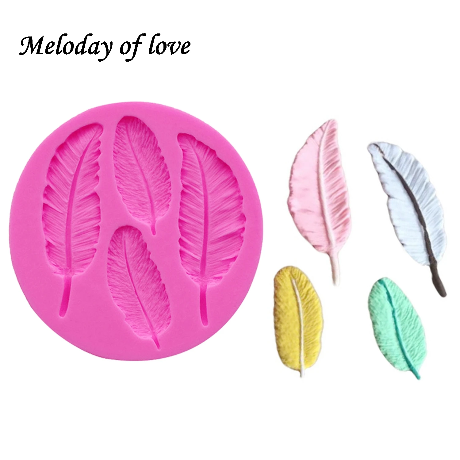 Силиконовая форма сделай сам с птицами и перьями|fondant cake decorating tools|cake toolssilicone mold |