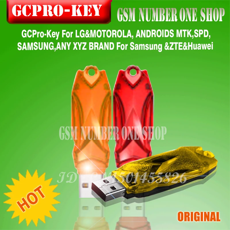 Gsmjustoncct 2019 оригинальный новейший ключ GC pro/GC PRO DONGLE от gpg работающий с телефона MTK|key