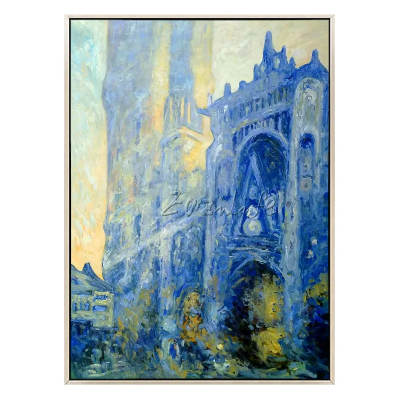 Monet церковная картина маслом на холсте известная репродукция монета настенные