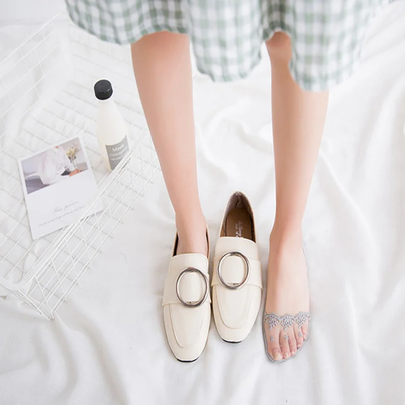 Хлопковые кружевные носки башмачки с новым рисунком на весну и лето невидимые