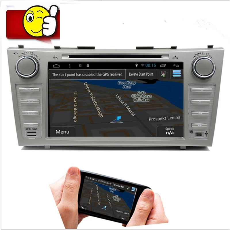 1024*600 двойной 2 Din четырехъядерный 8 &quotAndroid 6 0 Автомобильный DVD GPS навигация для Tosyota