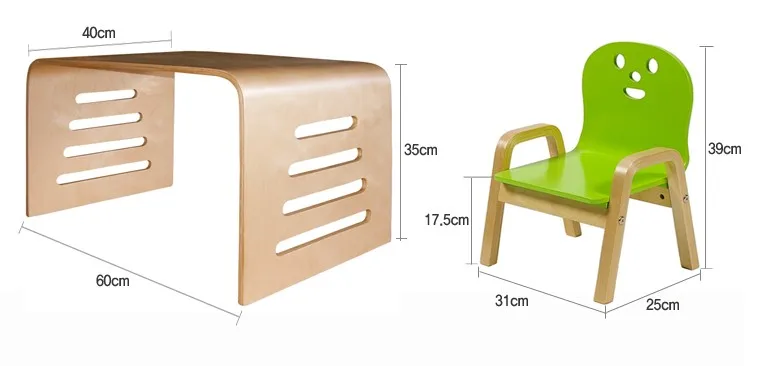 Стул обеденный детский из массива дерева стул для обучения дома спальни