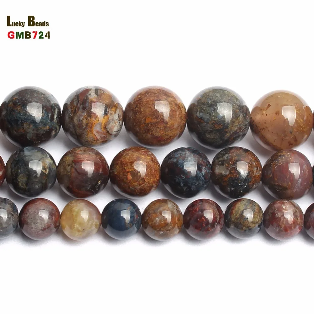 Natural Pietersite Stone Round Loose Beads For Jewelry Making 15inches/strand 6/8/10/12mm Bracelet Diy | Украшения и аксессуары