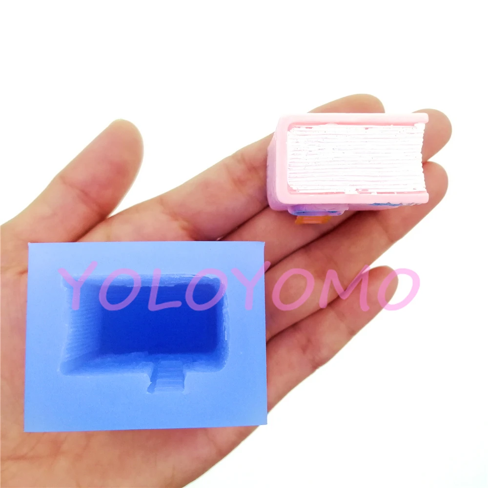 F746YL 3D книга силиконовая форма помадка украшение торта конфеты шоколадная Смола