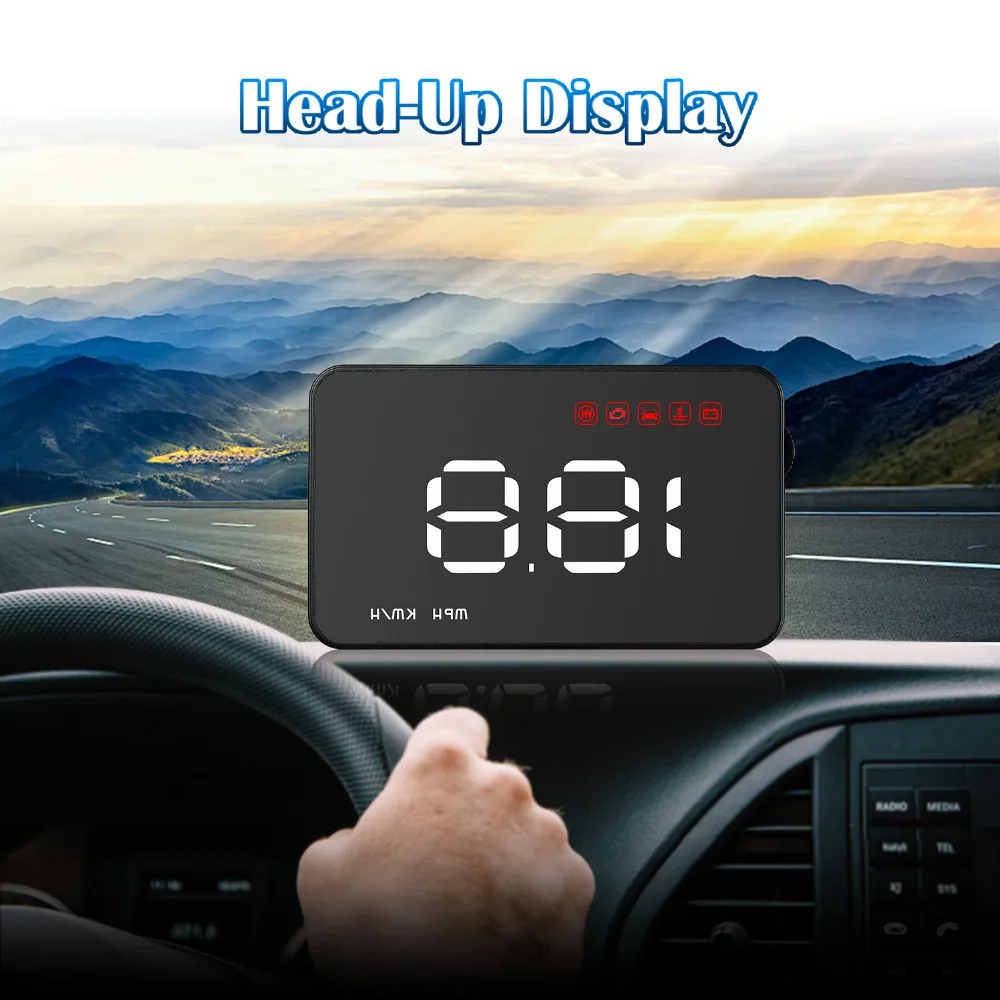 Dealcoo 3 5 дюймов HUD автомобилей BOD2 Head Up дисплей проектор на лобовое стекло gps