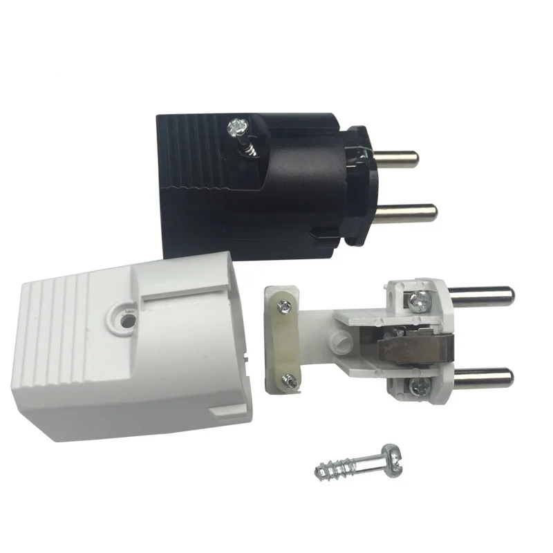 2 X Schuko Германия 4 8 мм поршневой палец Тип F Rewireable Мощность Plug 250V 10/16 ампер|plug type|plug