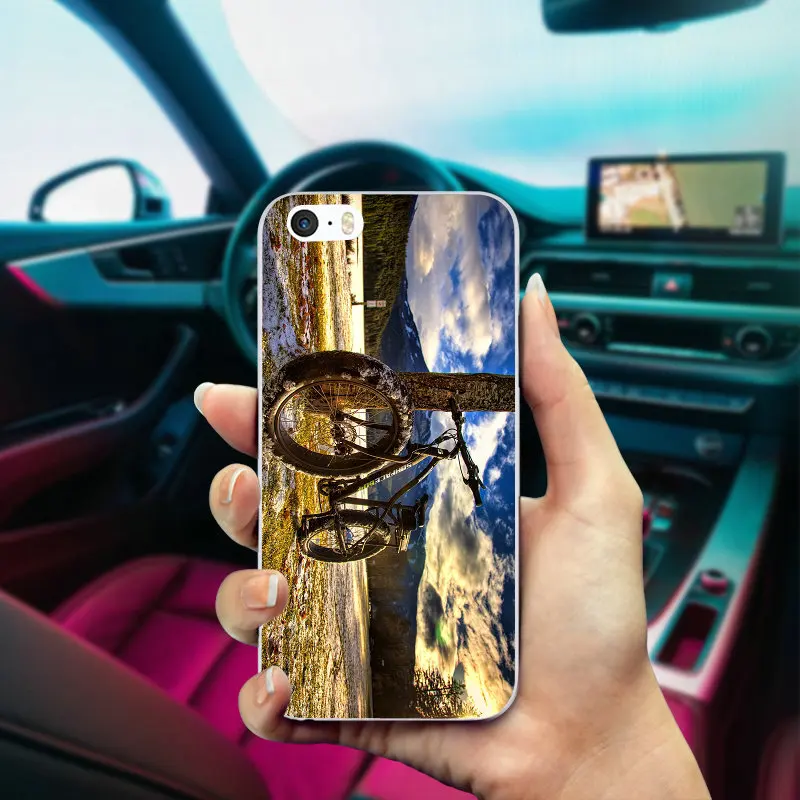Чехол для iPhone 6 Trek горные велосипеды мягкие ТПУ чехлы мобильных телефонов Iphone 4 4s SE