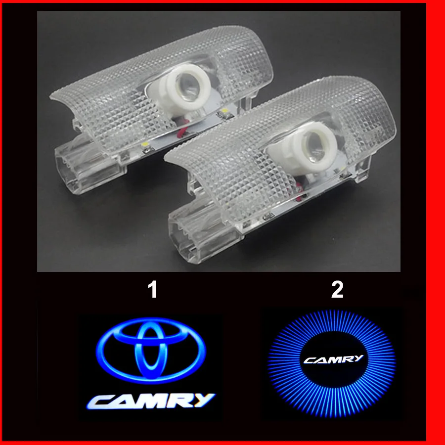 HD яркость автомобиля 3D ghost shadow лампа авто 3d camry Дверь Логотип светильник Добро