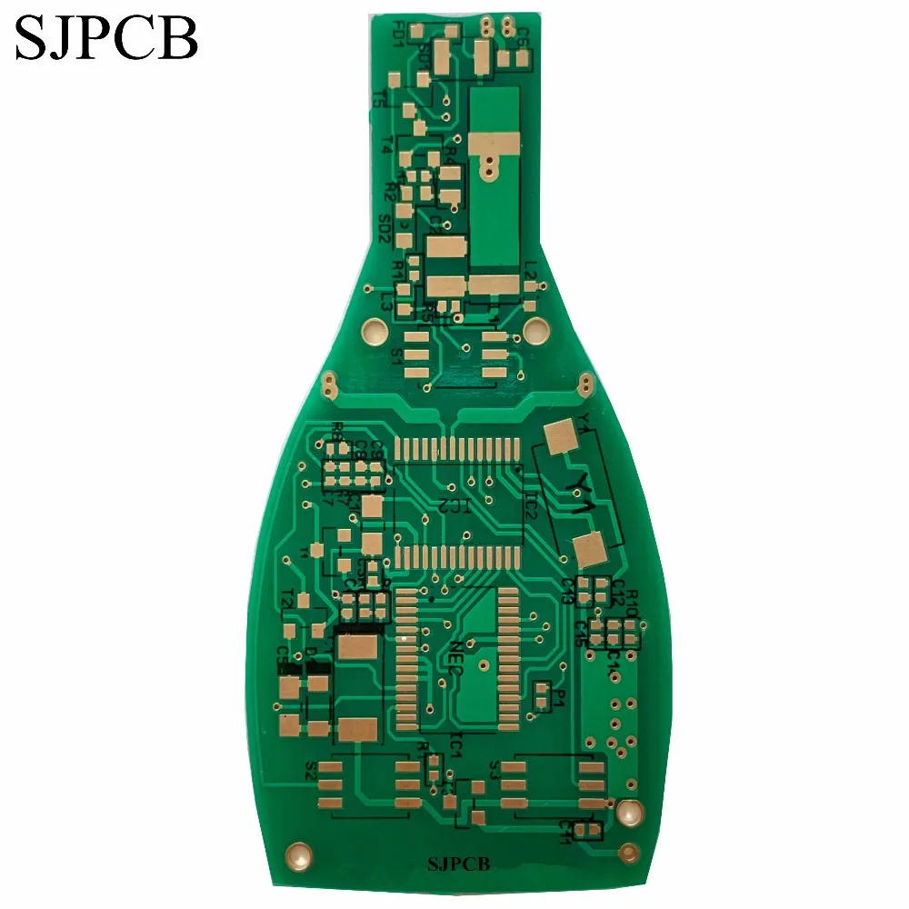 SJPCB пивная бутылка специальная форма печатная плата производитель погружение