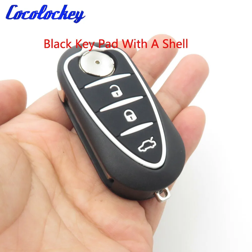 Cocolockey сменный автомобильный чехол для ключей подходит Alfa Romeo Mito Giulietta GTO 159 3 кнопки