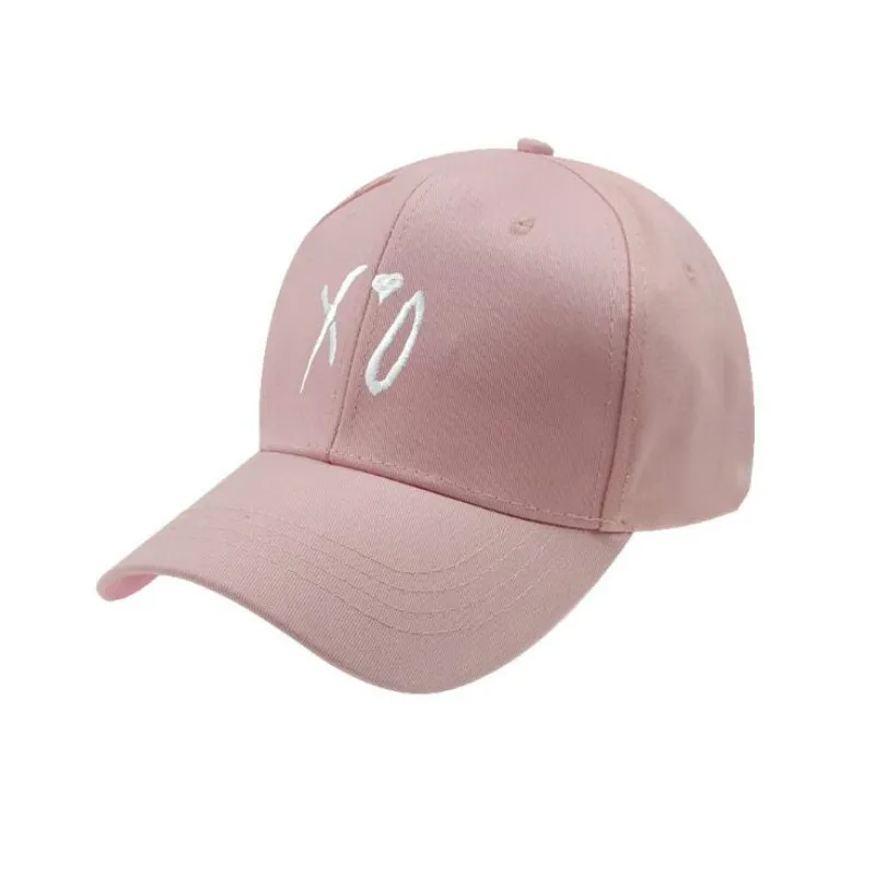 Бейсболка с вышивкой XO для мужчин Снэпбэк Кепка в стиле хип-хоп сердечками