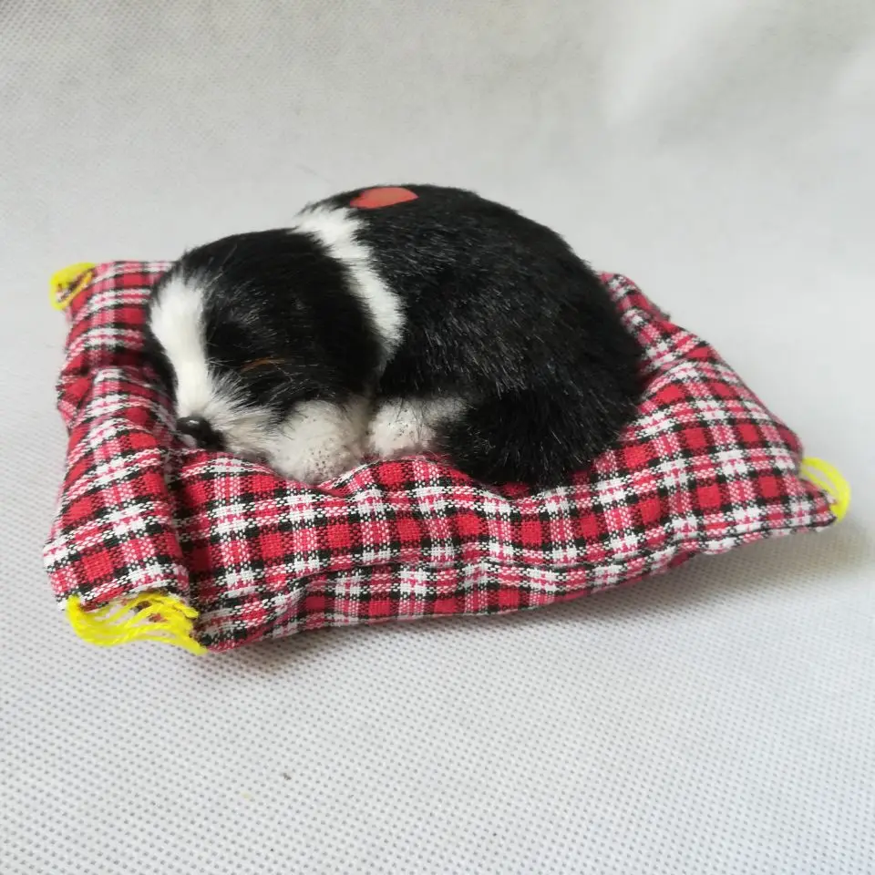 Реальная жизнь игрушка собака около 12x10 см модель пластик и мех звук собачьего