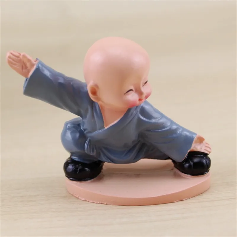 4 шт./лот классические ретро фигурки монах из смолы креативный подарок на день