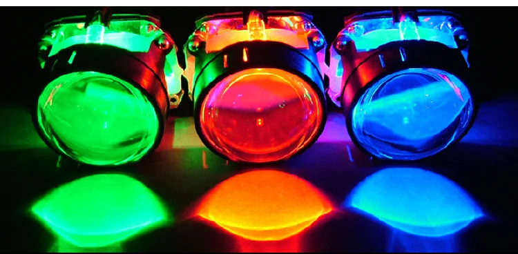LED SMD дьявол глаза Fit 6500 К halo led комплект проектора объектив с би ксенон | Автомобили