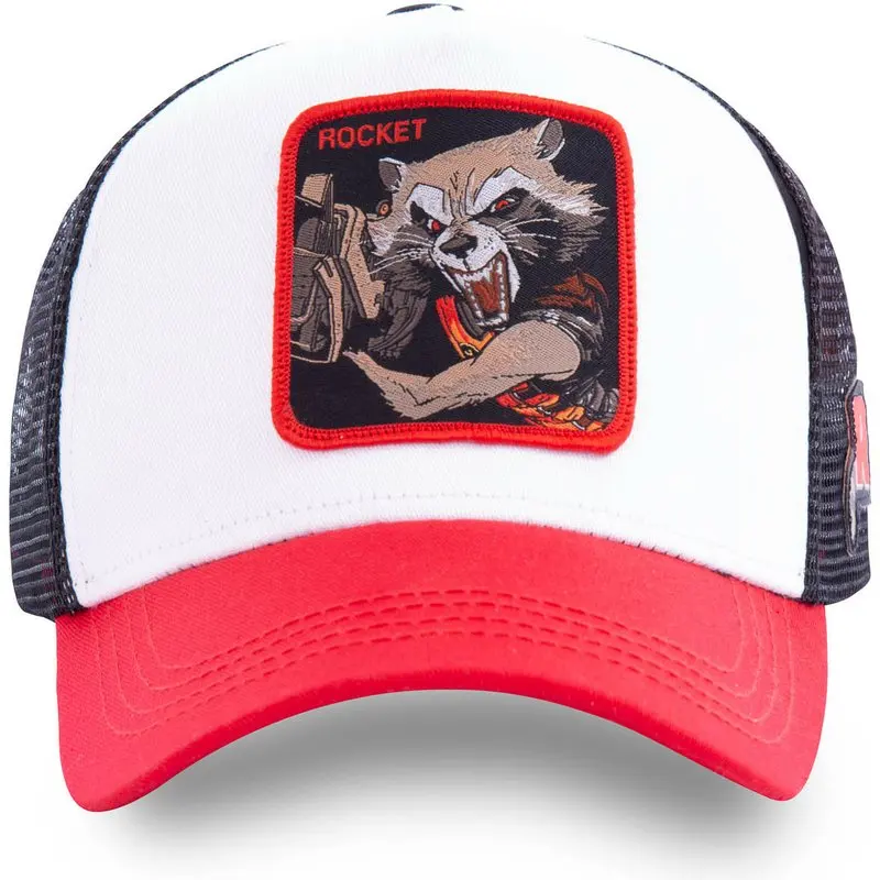 Новый бренд супергерой ракета Snapback кепка хлопок бейсбольная Мужчины Женщины Хип