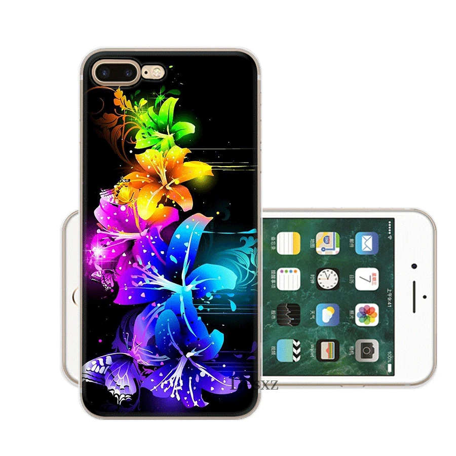 Жесткий Чехол для мобильного телефона iPhone 11 Pro X XR XS Max 6 6s 7 8 Plus 5 5S SE чехол неоновый