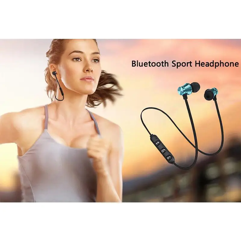 Ostart In-Ear Bluetooth Sports Earphone Portable Wireless Magnetic Earset Stereo Music Earbuds For iphone XiaoMi | Электроника