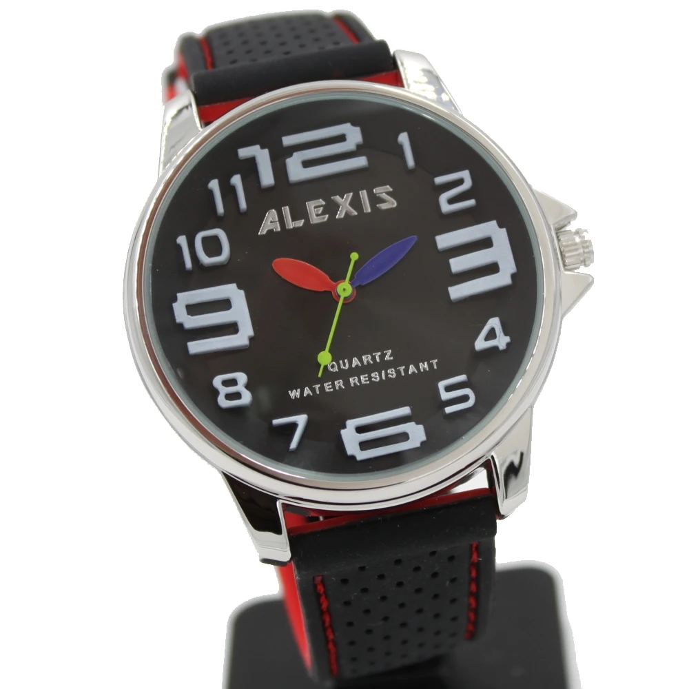 Алексис унисекс Аналоговые кварцевые круглые наручные часы Япония PC21J механизм