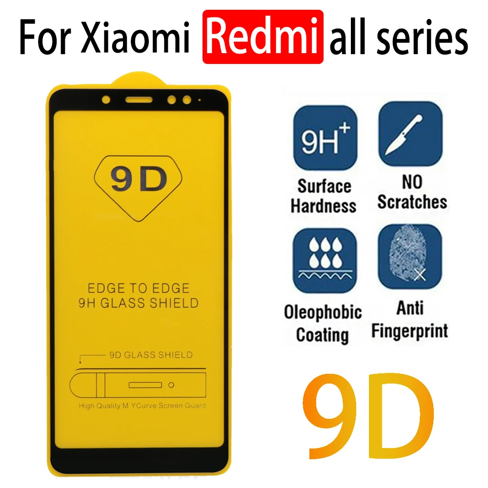 9D закаленное стекло для Xiaomi Redmi note 5 5a pro plus защита экрана ksiomi xiomi Note 4 4a 4x tremp glas xiaomei a5