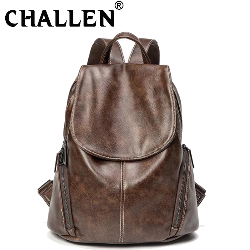 

Женский винтажный рюкзак Mochilas, черный рюкзак для путешествий, BGA-12, 2019