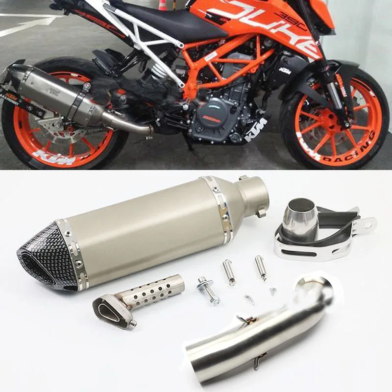 Мотоцикл для выхлопной трубы Akrapovic полная система KTM DUKE 390 250 RC 125 RC390 2016 2017