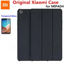 Smart Original for Xiaomi MiPad 4 8 mipad4 Plus 10 Case PU+PC Slim flip Auto Wake-Sleep for Xiao mi pad 4 Cover+ glass Film