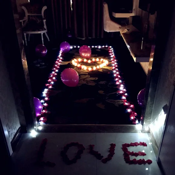 3 м 20 лампочек светодиодная Батарейная коробка световая гирлянда на свадьбу