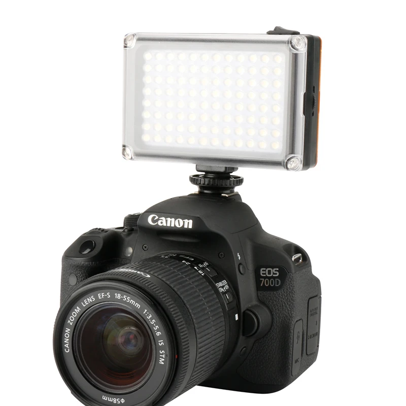 Ulanzi TF 96 LED фото видео свет на камеру Горячий башмак крепление для камеры Canon Nikon
