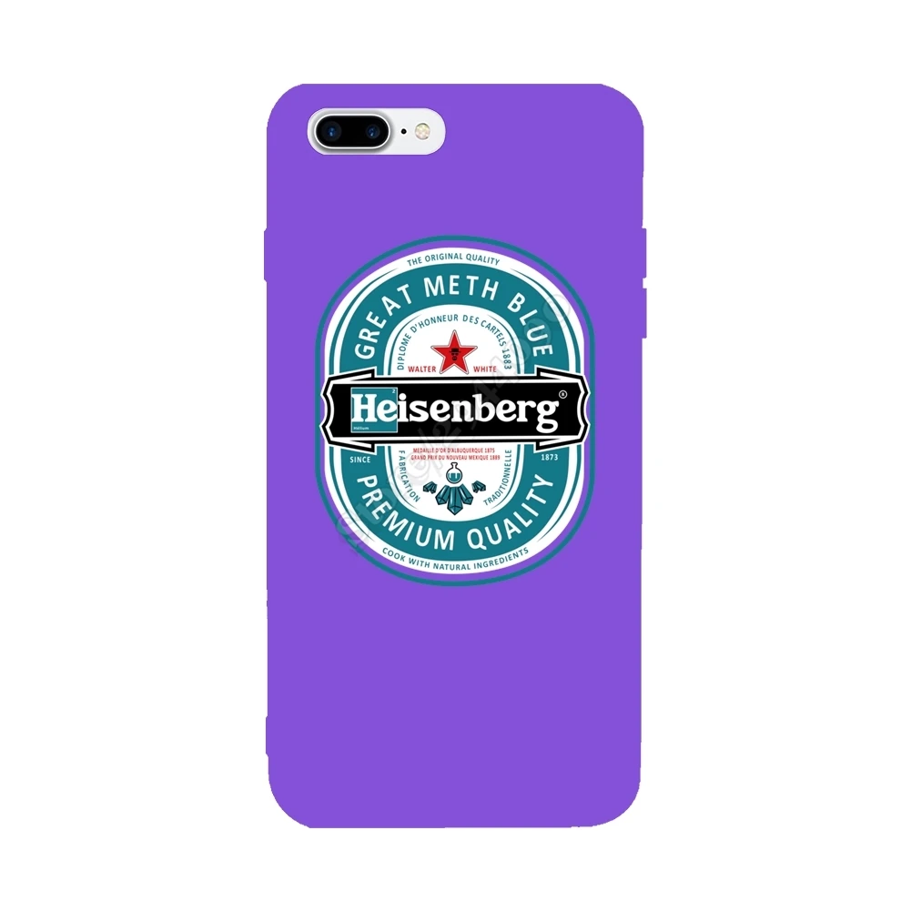 Heisenbergen Breaking Bad For Iphone X Case Novelty Anti-Knock Soft TPU Protective Custom Covers 6S 6 7 8 Plus |