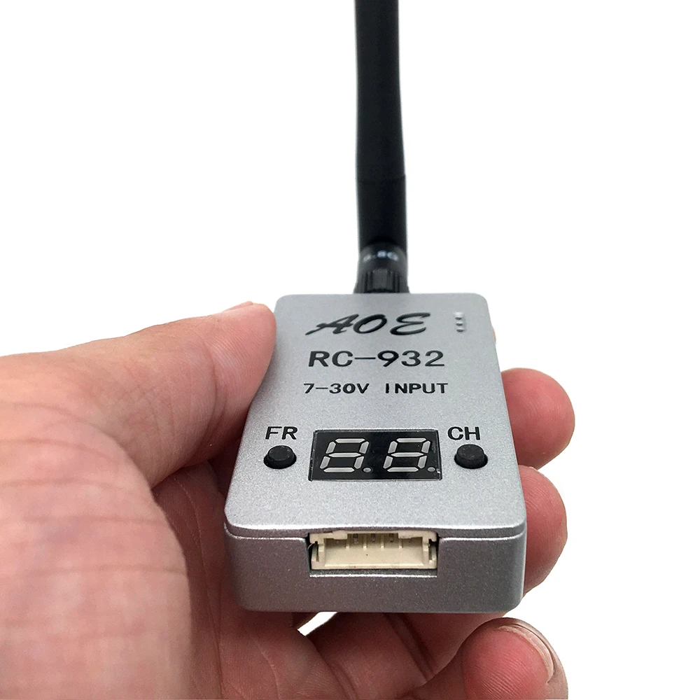 Новый 5 8G беспроводной 8 GHZ 32CH видео RX приемник 7 30 V DC вход для FPV Wifi аэрофотосъемка
