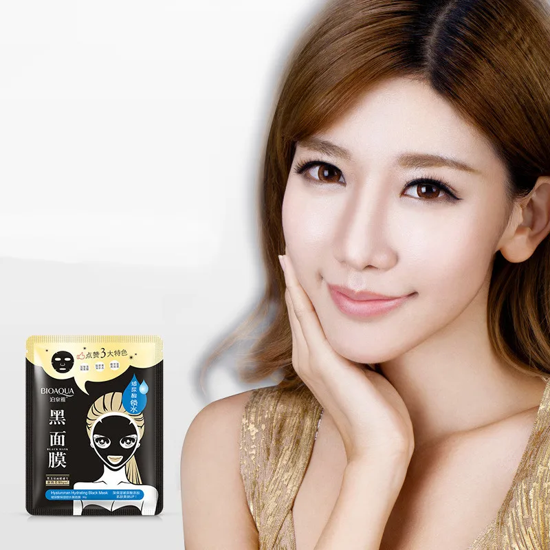 Black Mask Bamboo Charcoal Nose Blackhead Remover Head Acne Treatments Korea Facial Face Skin Care Cleaner | Красота и здоровье