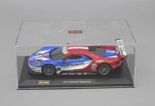 Bburago 1:32 2017 Ford GT гоночный автомобиль NO.66 Daytona литой под давлением модели Новый в