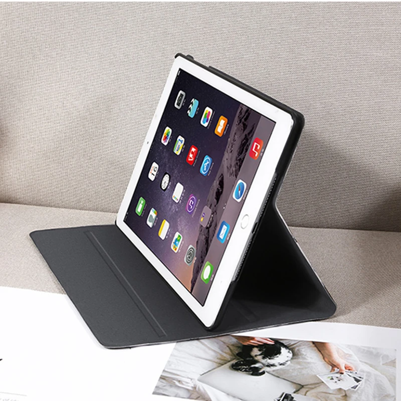 Для iPad 9 7 2017 2018 чехол A1893 мраморная искусственная кожа Smart Auto Sleep/Wake Cover для IPad 2 3 4 Air 1