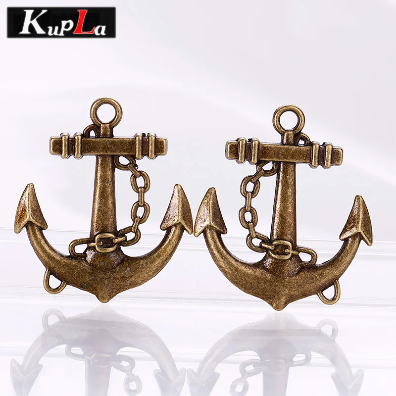 Vintage Metal Nautical Anchor Diy Charms Jewelry Accessories Retro Classic Pendant for 20pieces/lot C5438 | Украшения и