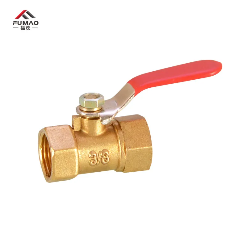 FUMAO латунный шаровой клапан 1/8 &quot1/4&quot 3/8 &quotМужской с резьбой Латунь