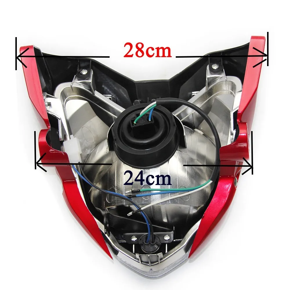 Налобный фонарь Alconstar 4 цвета АБС пластик для мотоциклов Yamaha FZ16 YS150 FZER150 Racing| |