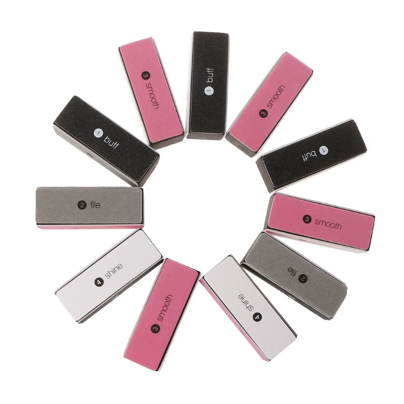 4 способа блок блеск буферная пилка для ногтей модный пилочка маникюра педикюра
