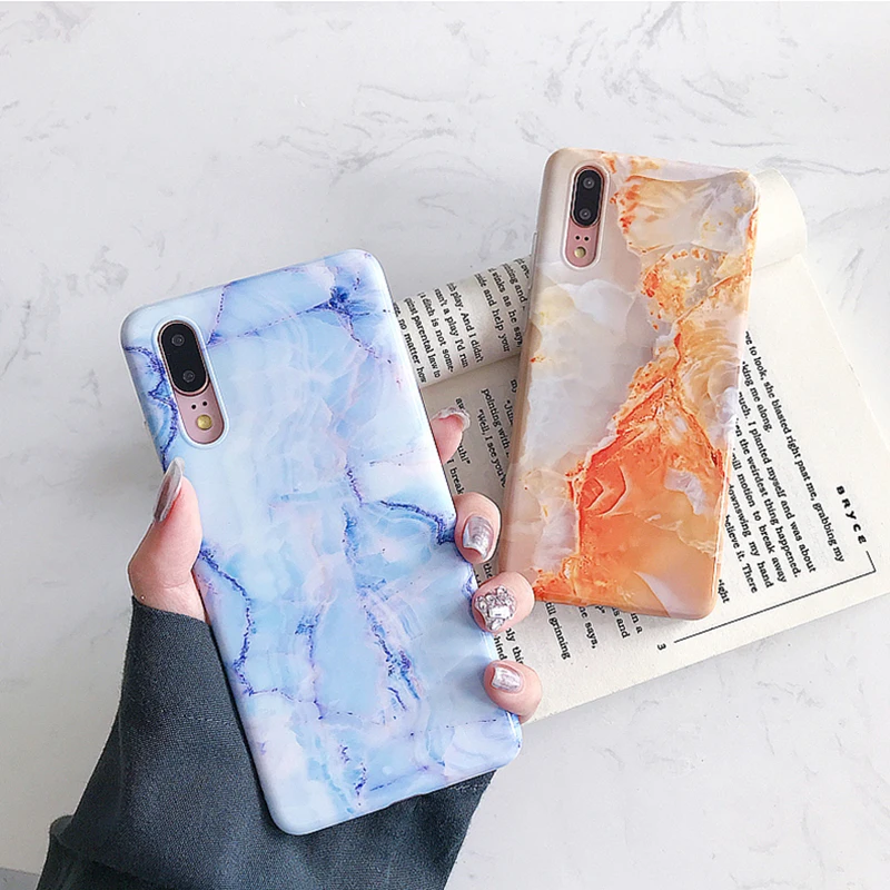 Классический Мраморный чехол для huawei P20 P30 mate 20 Pro lite с текстурой камня, мягкий чехол для huawei mate 30Pro Nova 4 5Pro, чехол для задней панели s