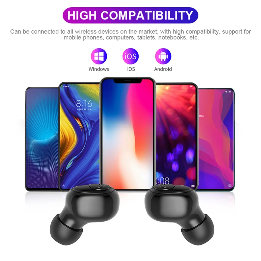 G6s Bluetooth наушники TWS беспроводные Blutooth 5 0 свободные руки спортивные игровая