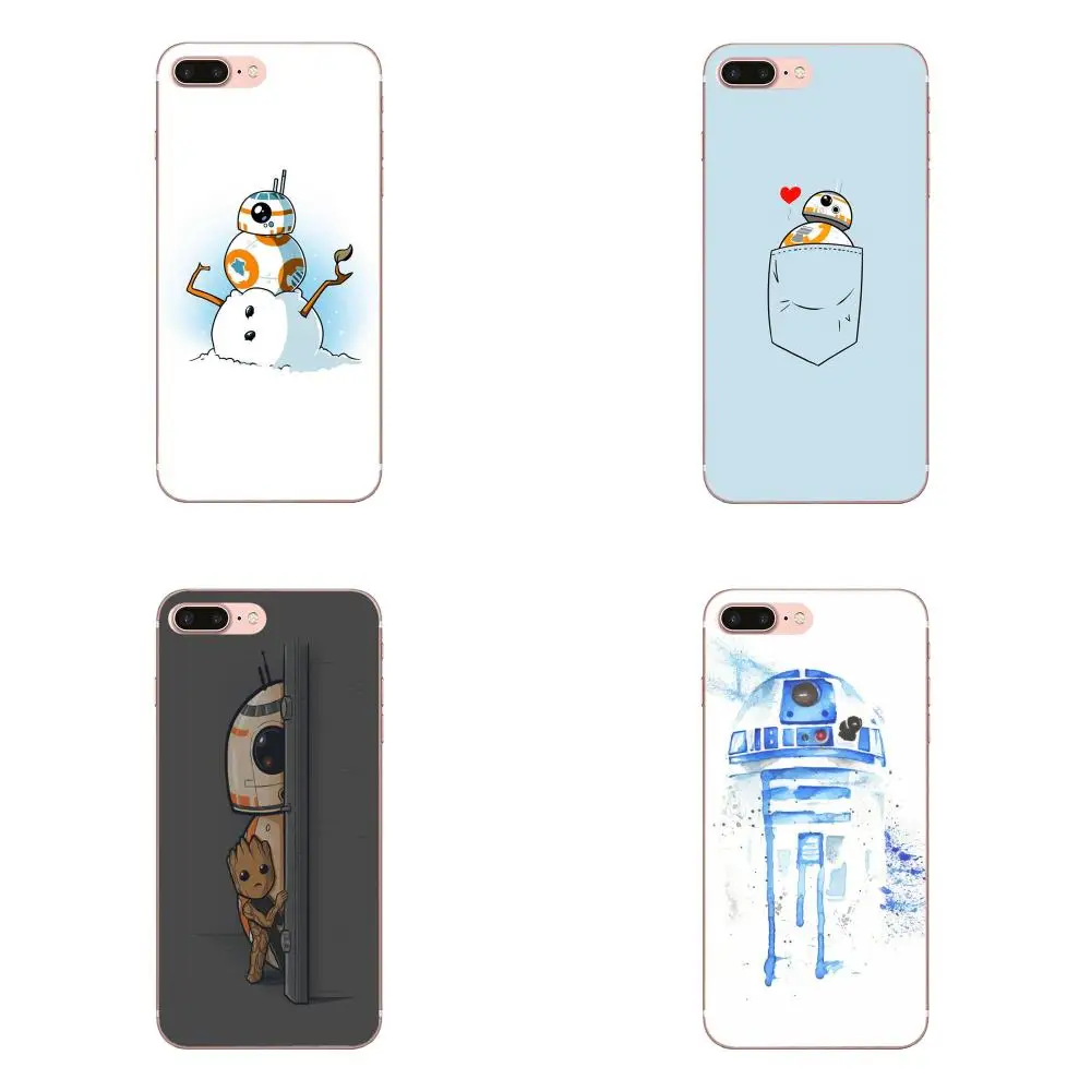 Мягкий прозрачный чехол с пользовательским рисунком Bb8 R2d2 фильмы для Xiaomi Mi3 Mi4 Mi4C